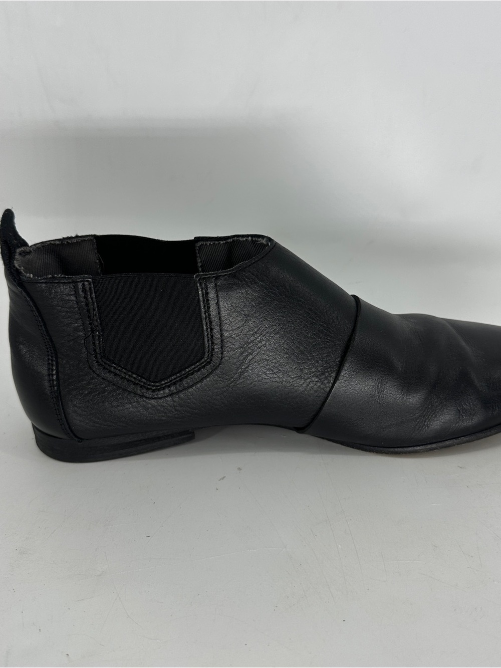 Send Offer DIESEL Archive Short Leather Slip On Boot - Picture 8 of 11